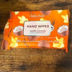 Vanilla Coconut Hand Wipes - Orange